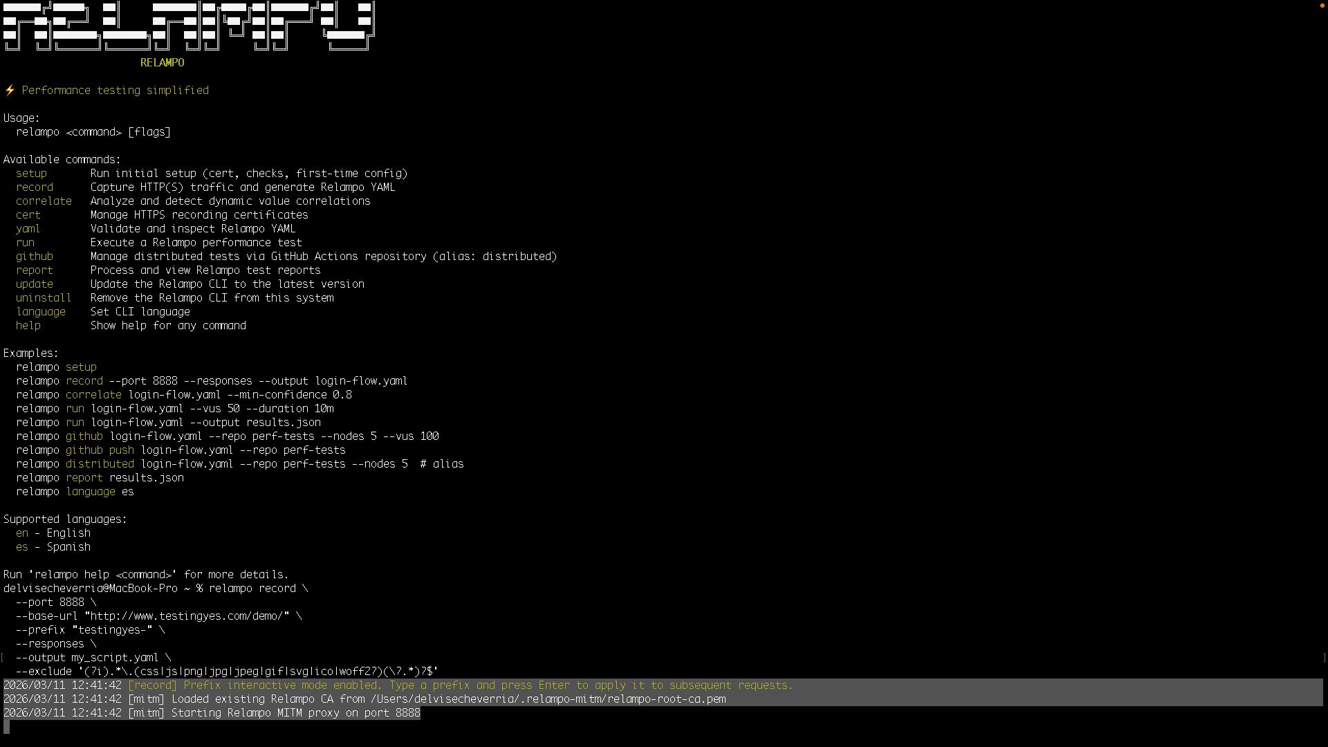 Output after pressing Enter